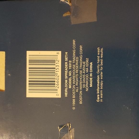 Boston Warehouse Heirloom spreaders - Christmas - Picture 7 of 7